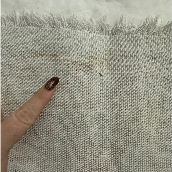 Vintage Placemats Woven Fringed Christmas Holiday Nordic Style Pattern Set of 2 - Picture 6 of 8